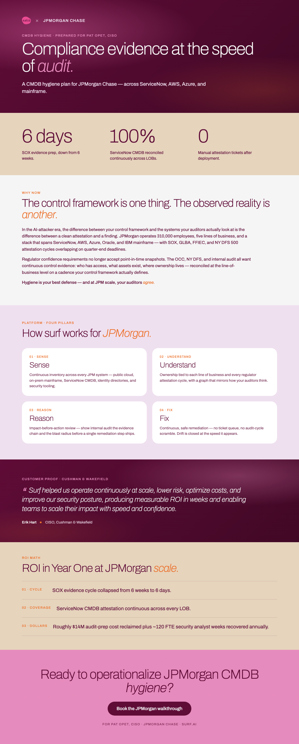 JPMorgan one-pager
