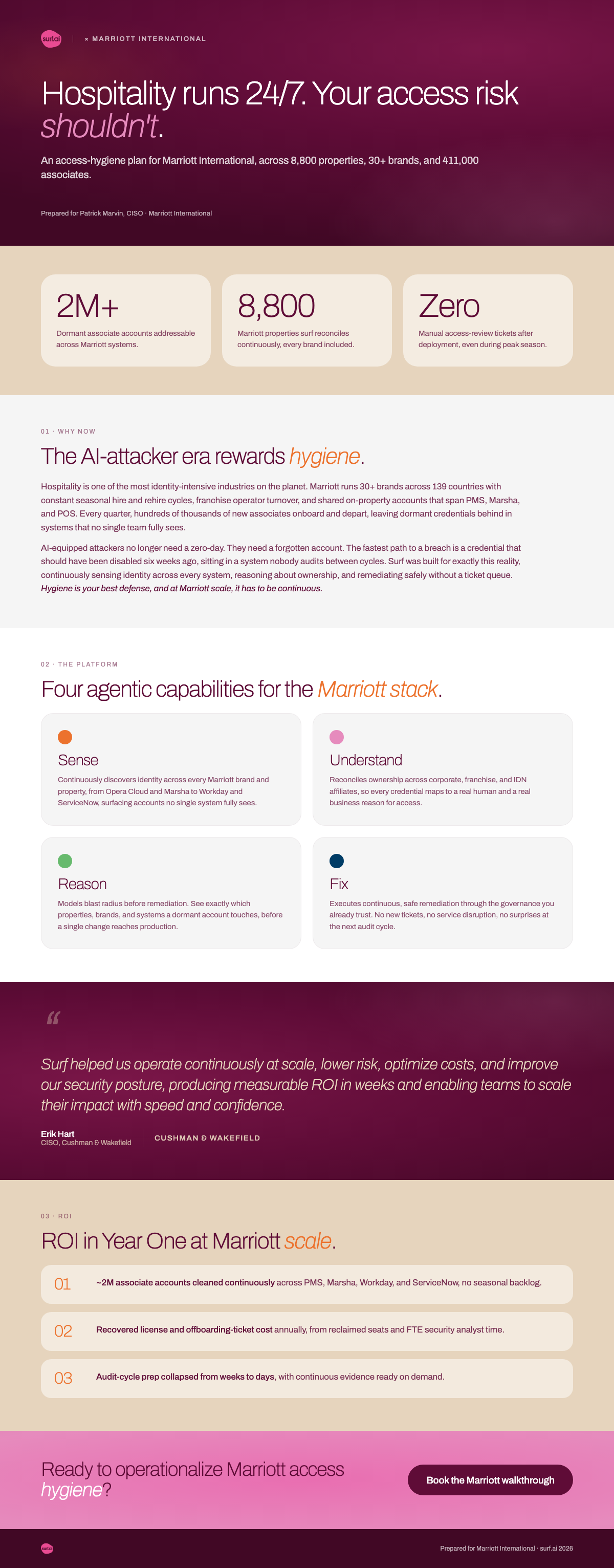 Marriott one-pager